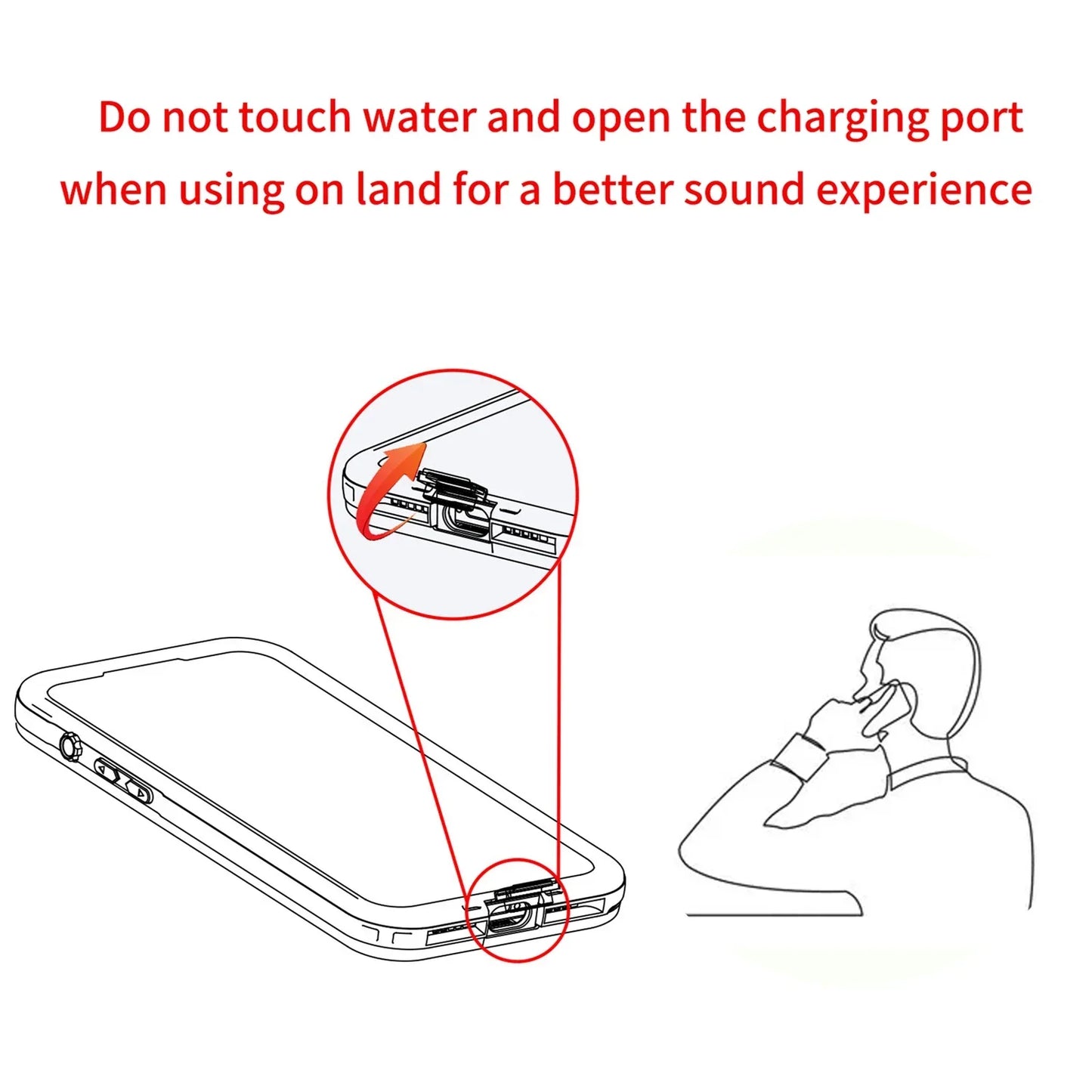 IP68 Waterproof Phone Case For iPhone 16 15 14 13 12 Pro Max Plus Underwater Taking Shockproof Dustproof Swimming Diving Cover - Caseverse