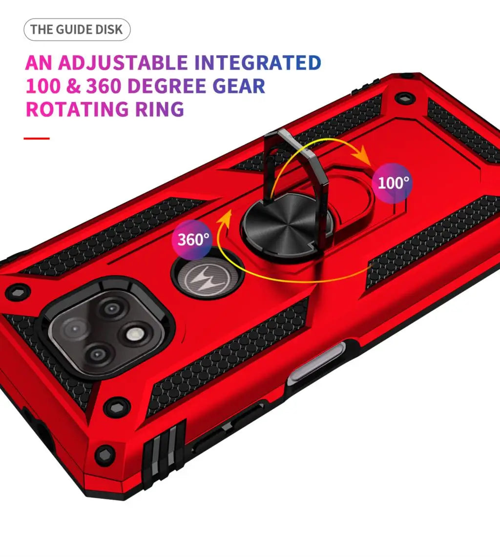 for Moto G Power Case for Phone Moto G Power 2021 Case Shockproof Armor Rugged Military Protective Car Holder Magnetic Cover - Caseverse