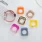 Candy Soft Silicone Case for Apple Watch Cover 44mm 45mm 49mm 40mm 41mm Protection For Iwatch Ultra 2 Series 9 8 7 6 Se 5 Armor