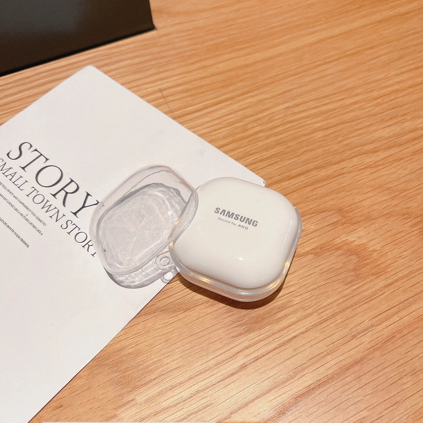 For Samsung Galaxy Buds Live 2 Pro 2 FE Case Simple and transparent TPU Earphone Case Accessories Cover Caseverse