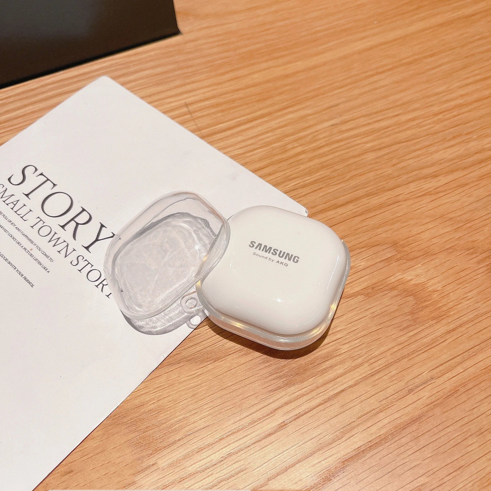 For Samsung Galaxy Buds Live 2 Pro 2 FE Case Simple and transparent TPU Earphone Case Accessories Cover Caseverse