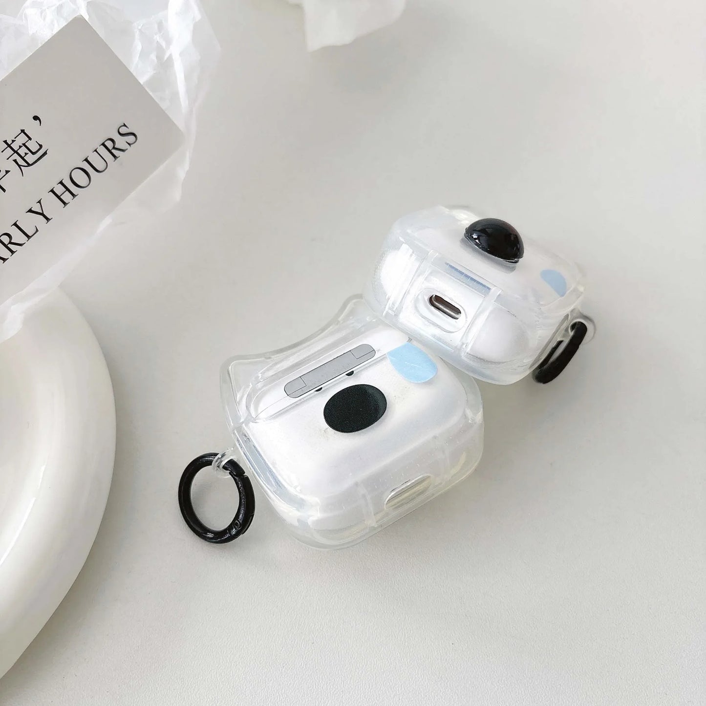 Ins 3D puppy funny dog cartoon wireless bluetooth charging box for apple airpods 1 3 pro 2nd 2 4 relif earphone case