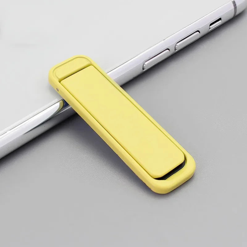 Mobile Phone Colourful Metal  Holder Strip Shape Back Sticker Stand Simple Portable Cellphone Bracket for iPhone 16 15 14 Xiaomi