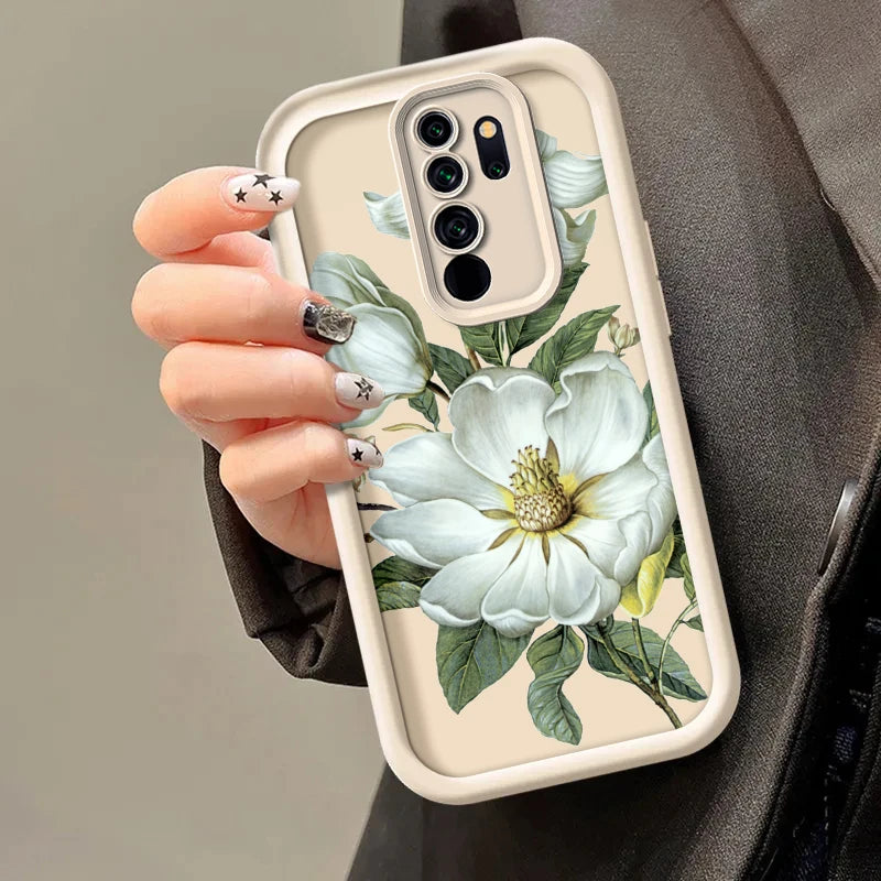 Coque Flower Painted Phone Case For Xiaomi Redmi Note 8 Pro 8Pro Silicone Anti Drop Soft Cover - Caseverse