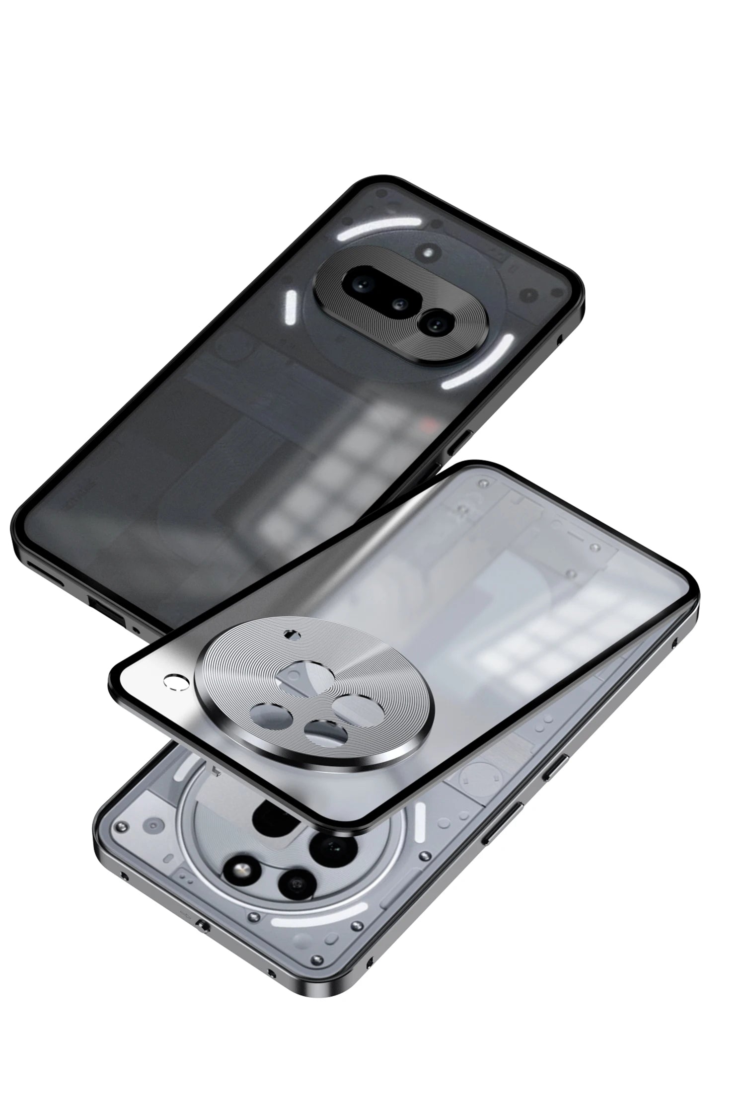 Metal Frame Lens Protection Matte Shockproof Phone Case For Nothing Phone 2A Plus Phone 3A Pro Bumper Back Cover Accessories Caseverse