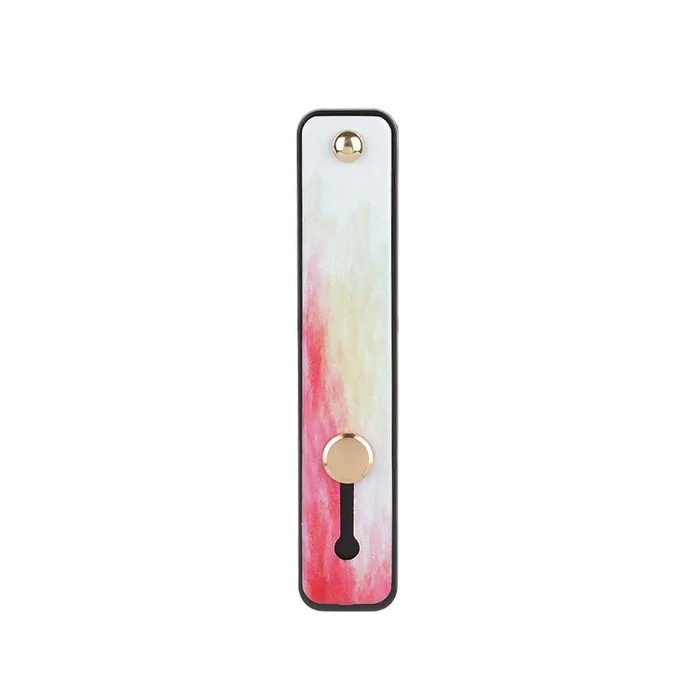 Push Pull Rainbow Phone Grip Silicone Phone Stand Finger Ring Holder Finger Strap Bracket Portable Telescopic Wrist Band - Caseverse