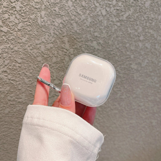 For Samsung Galaxy Buds Live 2 Pro 2 FE Case Simple and transparent TPU Earphone Case Accessories Cover Caseverse