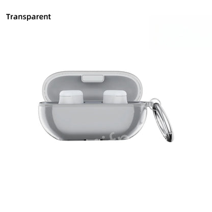 2024 New For Beats solo Buds Earbuds case Soft Transparent Protect Case With keyring Scratch resistant Case for Beats solo Buds