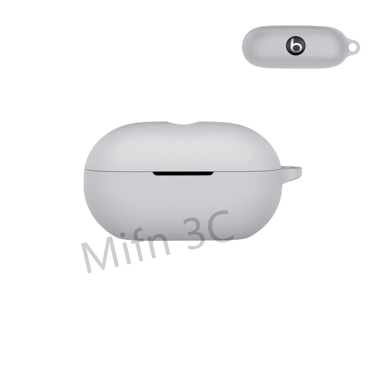 【Logo Visible 】Case for Beats Solo Buds with Keychain Soft Silicone Scratch Resistant Protective Case for Beats Solo Buds 2024 Caseverse