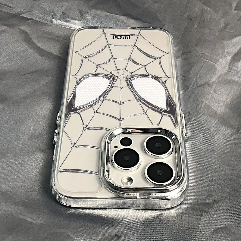 Marvel Spider Man Soft Silicone Phone Case For iPhone 16 11 12 13 14 15 Pro Max 7 8 Plus X XR XS MAX Y2k Shockproof Phone Cases - Caseverse