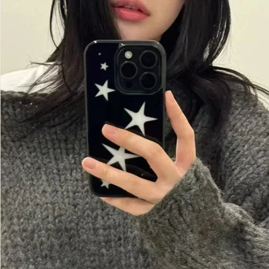 Ins Korean Lovely Young Girl Phone Case For iPhone 16 Pro Max 15 14 13 12 11 Pro X Xr Xs max Mini 7 8 Plus Niche Y2K Phone Cases - Caseverse