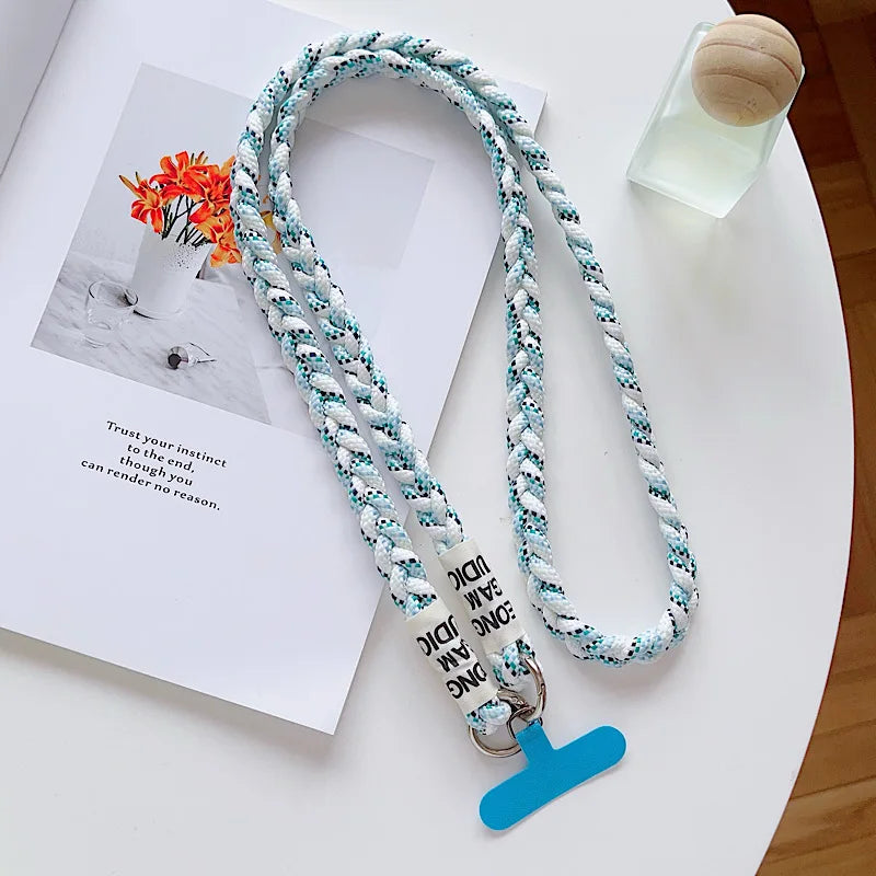 The Phone Case Lanyard Is A Long Cross-Body Braided Outdoor Mountain Rope And Can Be Worn On The Shoulder To Prevent Loss.