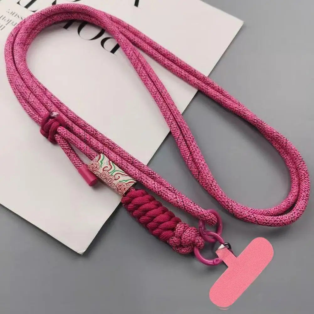 Mobile Phone Lanyard Adjustable Long Crossbody Lanyard Neck Rope Band Shoulder Anti Loss Cell Phone Accessories