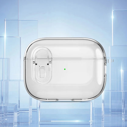 Transparent Crystal Wireless Bluetooth Earphone Case For Airpods Pro 2 2nd TPU Clear Switch Lock Cover For Funda Airpods 4 2024