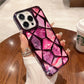 Plating Glitter Diamond Pattern Colorful Marble Phone Case For iPhone 15 13 11 12 14 Pro Max Soft Silicone Transparent Cover - Caseverse