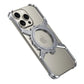 Metal Magnetic Case For iphone 16 Pro Max Cover 16 Plus 15 14 13 Aluminum Alloy Rimless Bumper Built-in 360° Invisible Holder