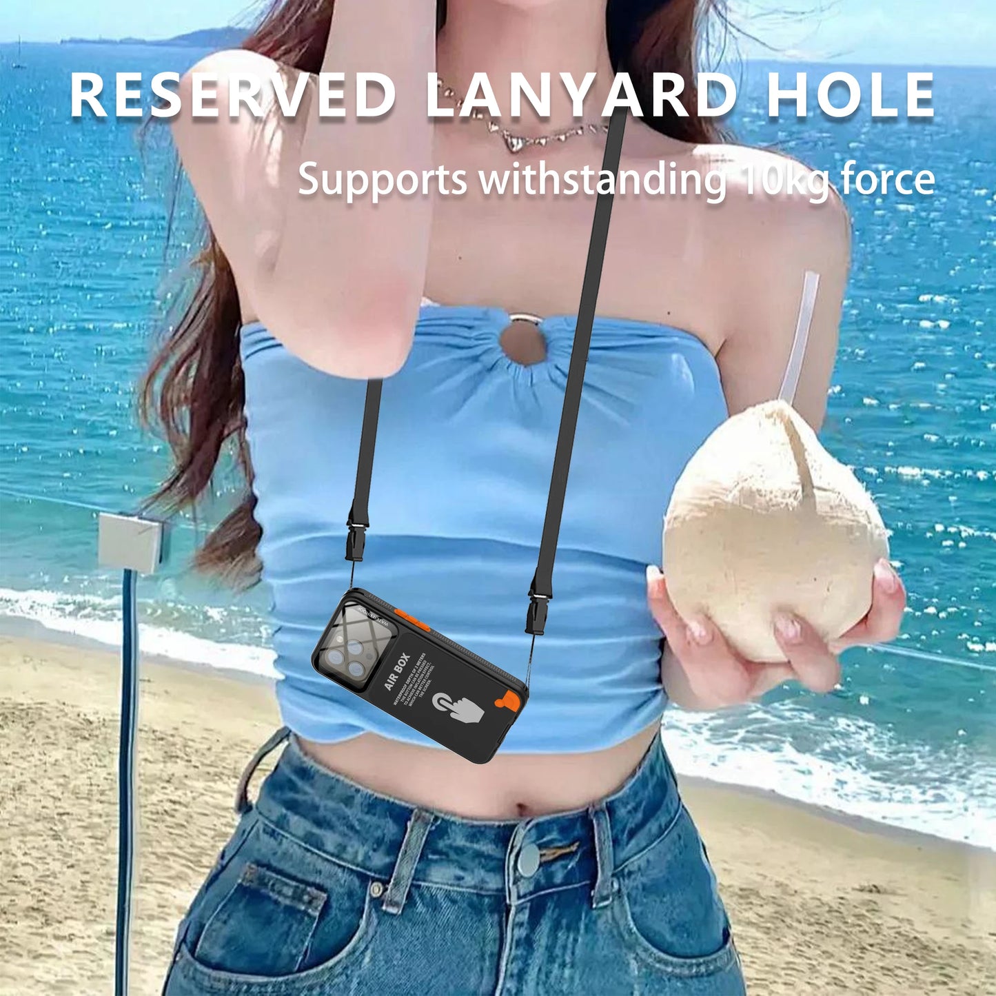 IP68 Waterproof Phone Case For iPhone 16 15 14 13 12 Pro Max Plus Underwater Taking Shockproof Dustproof Swimming Diving Cover - Caseverse