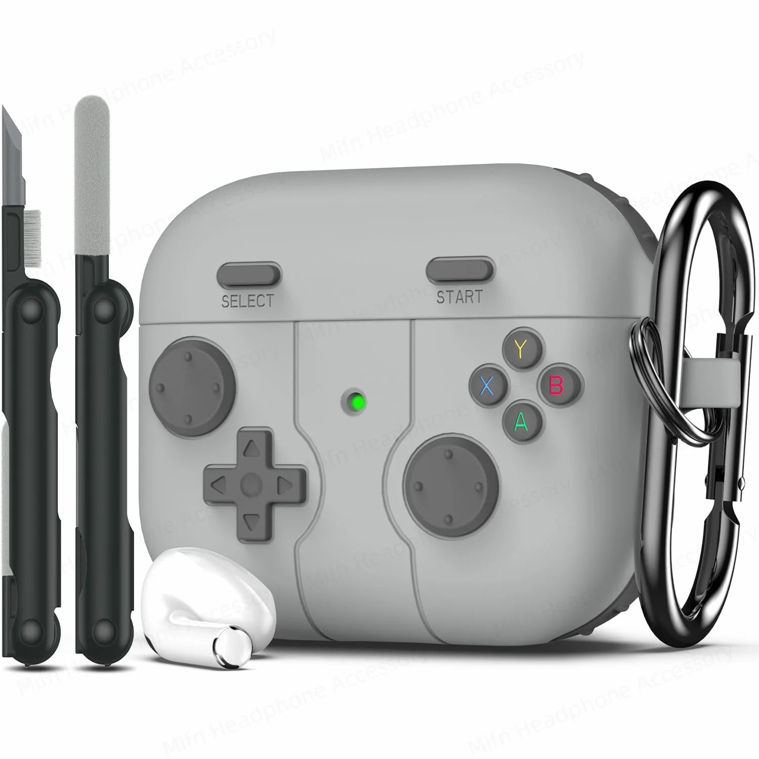 for AirPods 3rd generation charging case With cleaning kits for apple airpods airpod 3 silicone case 3D Game controller Caseverse