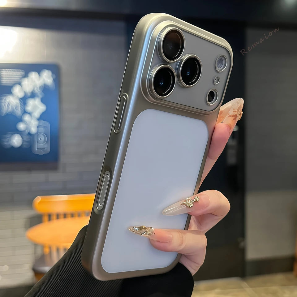 Ultra-thin Phone Case for iPhone 17 Air 16E 14 15 16 13 Pro Max Plus 16Pro 17Pro Max Matte Official Shockproof Protector Cover