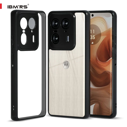 IBMRS for Motorola Edge 50 Ultra Case,(Military-Grade Protection) Shockproof Translucent  Phone Case(Camo Black) - Caseverse