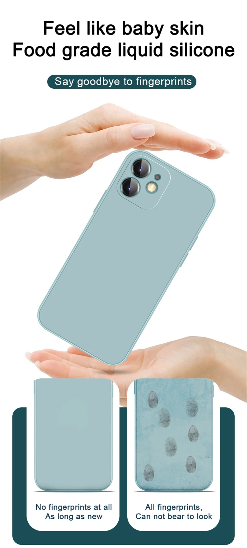 Luxury Liquid Silicone Shockproof Case for iPhone 14 15 Plus X XS XR Max Mini Back Soft Cover - Caseverse