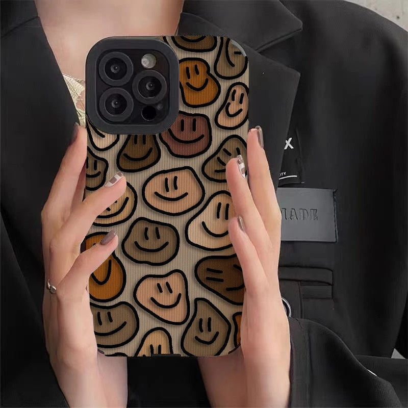 Smiles Phone Cases for IPhone 11 Case 14 Pro Max 15 Pro Max IPhone Case for IPhone 13 - Caseverse