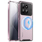 Aluminum Alloy Metal Phone Case For Xiaomi 14pro Xiaomi 13T Pro Aromatherapy Magnetic Magic Shield Anti-fall Protective Case Caseverse
