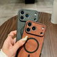 Magnetic Leather Case for iPhone 17 Pro Max 17 Air 17Pro Cover Magnet for Mag-safe Anti-knock All-round Camera Protector Shell