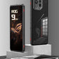 Metal Bumper Phone Case lock buckle For ASUS ROG Phone 9 Pro Single sided Tempered Glass Back Full Lens Protection Cover cases