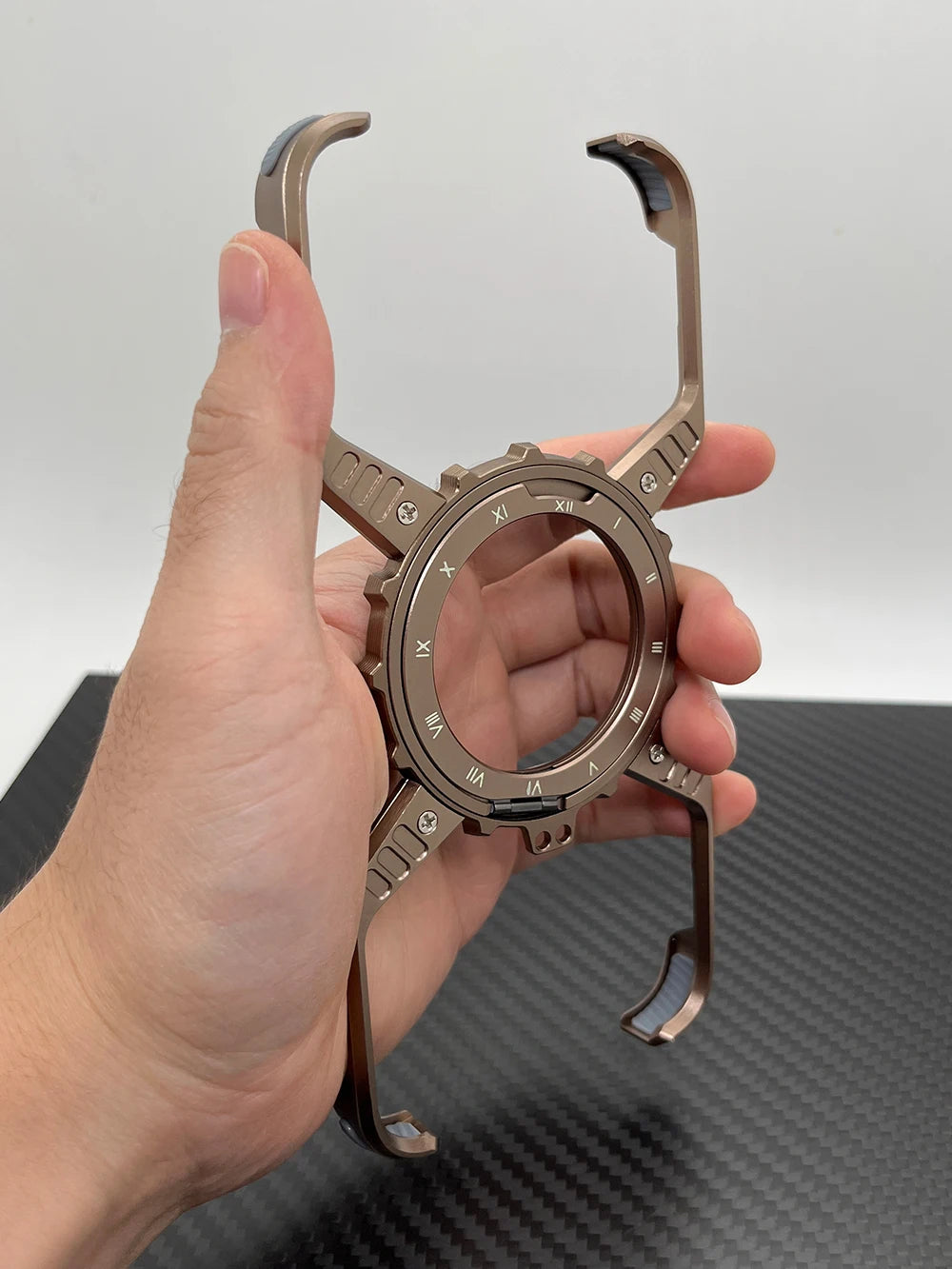 Metal Magnetic Case For iphone 16 Pro Max Cover 16 Plus 15 14 13 Aluminum Alloy Rimless Bumper Built-in 360° Invisible Holder