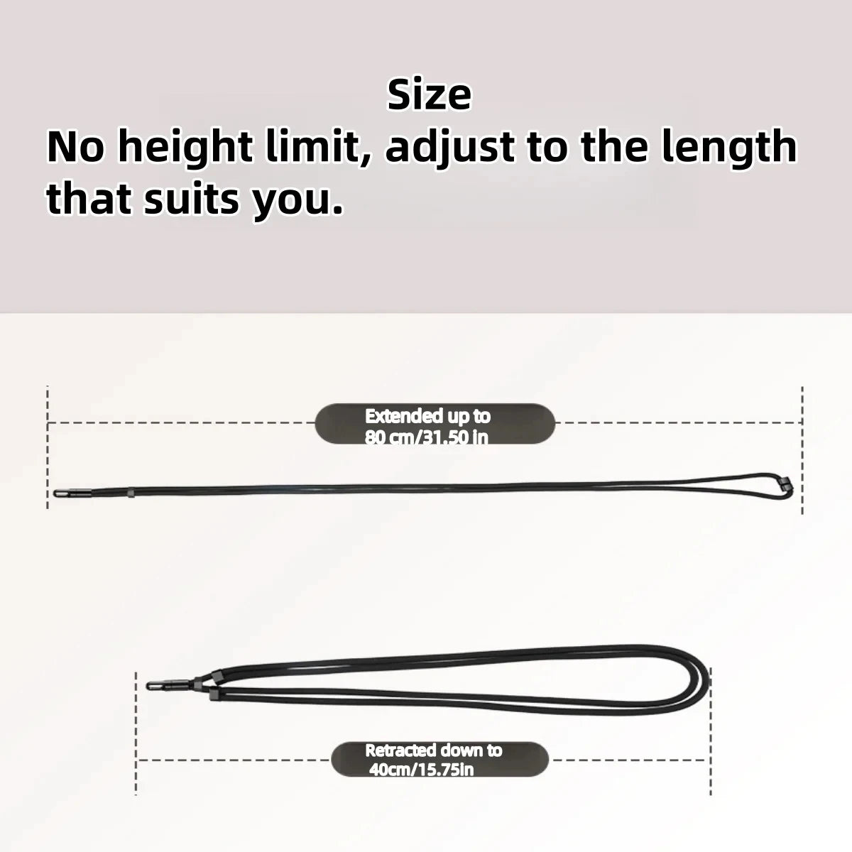 Lanyard - Adjustable Phone Strap Clip Holder for All Phone Case 7mm Thick (Neck & Shoulder & Crossbody / Wrist)