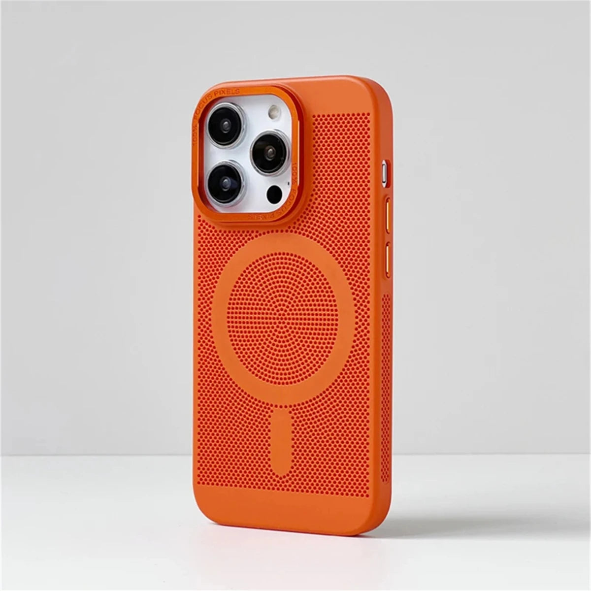 Ultra-thin Cooling Mesh Magnetic Matte Hard Steel Magnetic Shockproof Case for iPhone 15 13 12 14 11 Pro Max Caseverse