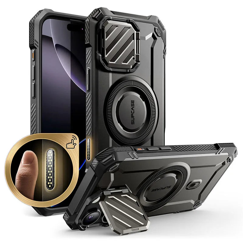 SUPCASE For iPhone 16 Pro Case 6.3" 2024 UB Mag XT Heavy Duty Rugged Strong Magnetic Phone Case with Camera Cover