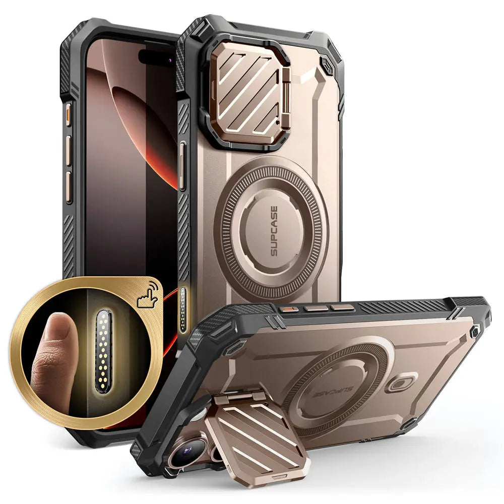 SUPCASE For iPhone 16 Pro Case 6.3" 2024 UB Mag XT Heavy Duty Rugged Strong Magnetic Phone Case with Camera Cover - Caseverse