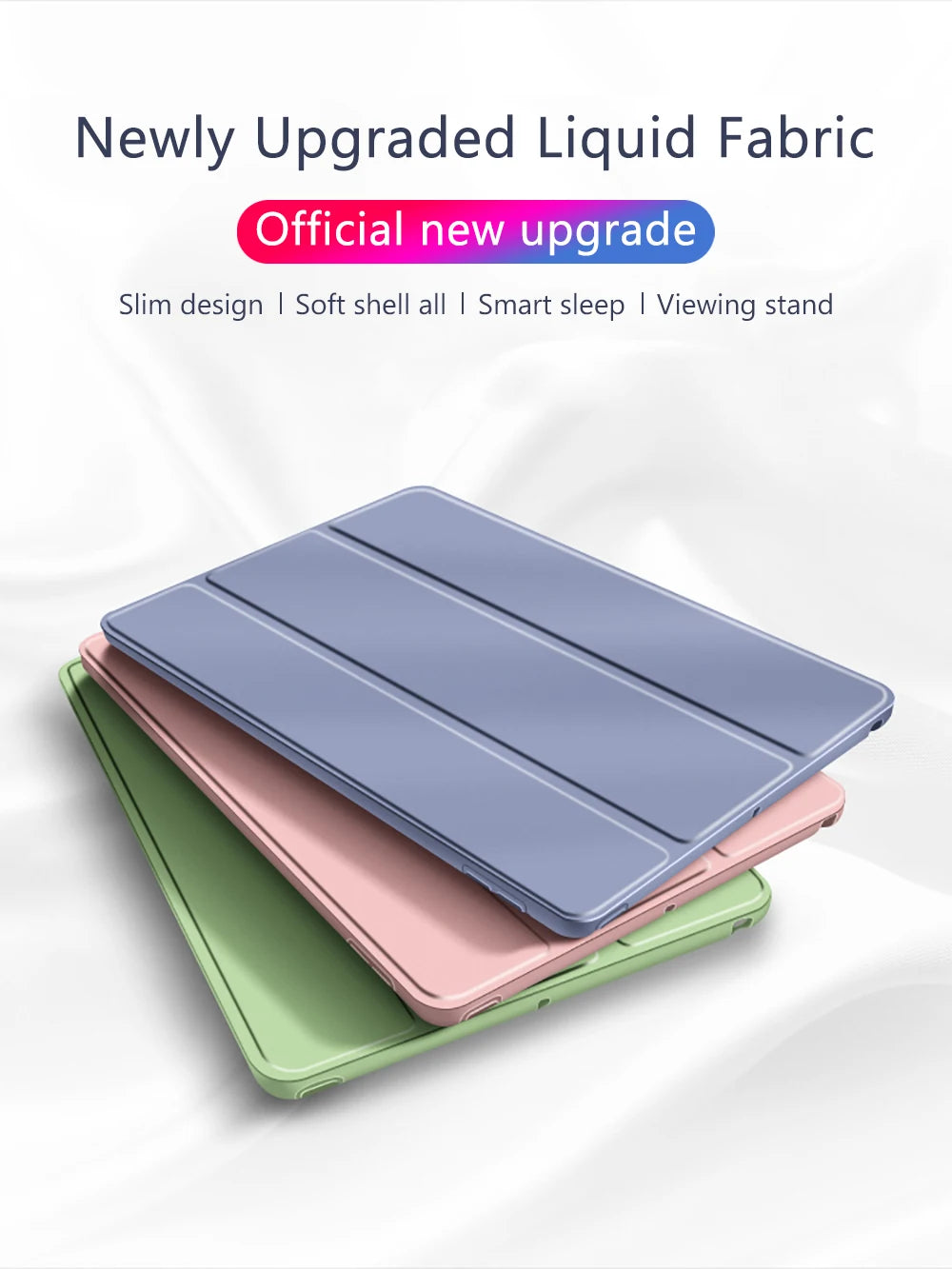 Leather Case For Ipad pro 9.7 A1673 A1674 A1675 10.2 Smart Cover Funda For iPad Air 2 9.7 Air 3 10.5 Magnetic TPU Silicone Cases