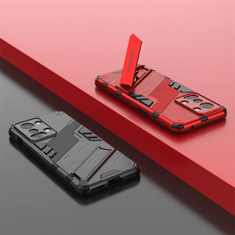 For Oneplus Nord 2T 5G Case Armor Shockproof Phone Cases For One Plus Nord2T Nord 2 T Stand Holder Rugged Silicone Cover Coque - Caseverse