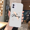 Personalized Custom Name Phone Case For iPhone 13 12 11 14 15 16 pro 16 14 15 Plus Xs MAX XR 12 13 Mini Clear Cover Capa Fundas Caseverse