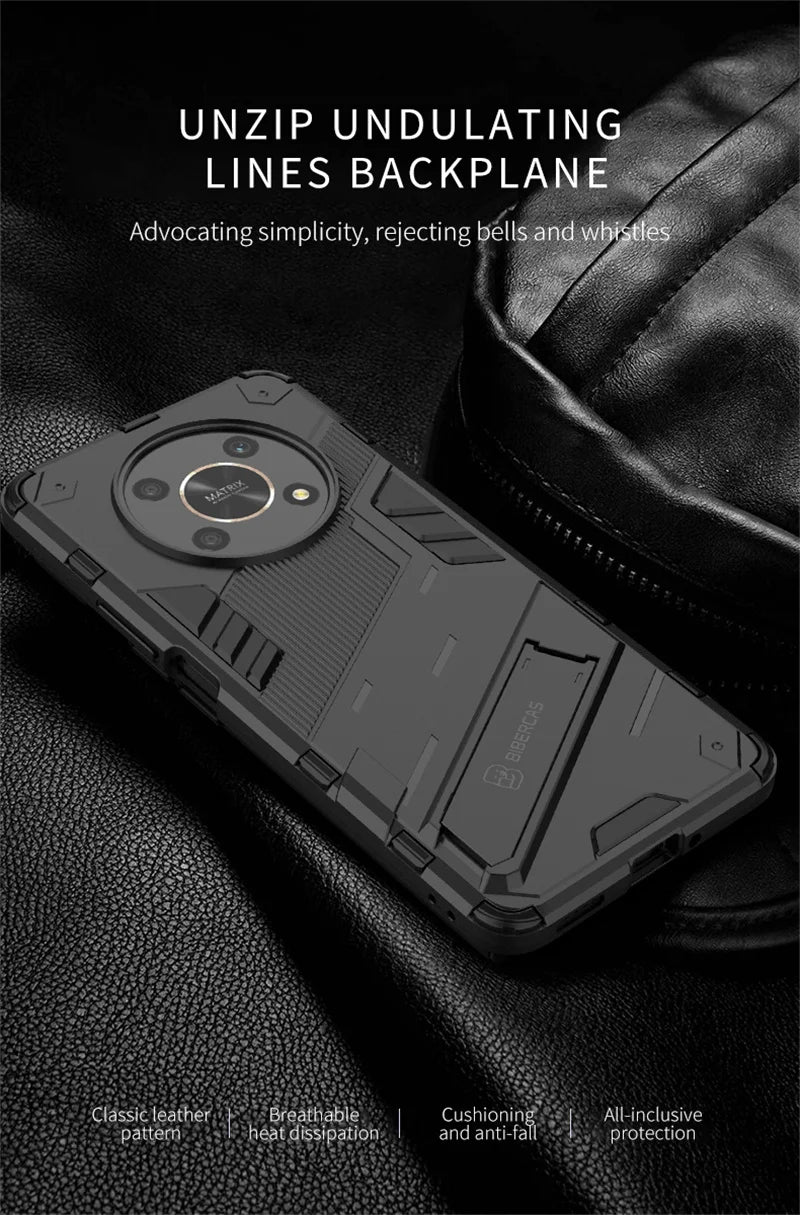For Honor Magic 4 Lite Case Magnetic Holder Shockproof Armor Phone Cases for Honer Magic4 Lite 5G 4Lite Light 5G Rugged Cover - Caseverse