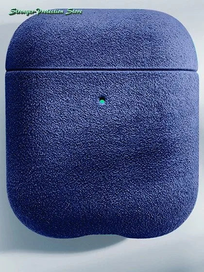 Italian Suede Leather Case For Airpods Pro 2 Luxury Artificial Leather All Inclusive Case For Airpods 4 3 Case Wireless Charge Caseverse