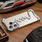 iPhone Phone Case Metal 3D Hollow Case For iPhone16 ProMax 14 15 Pro 16Plus  Aluminum Alloy Track Shell Air Bag Shockproof Cover Caseverse