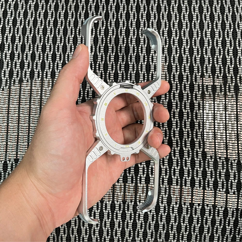 Metal Magnetic Case For iphone 16 Pro Max Cover 16 Plus 15 14 13 Aluminum Alloy Rimless Bumper Built-in 360° Invisible Holder