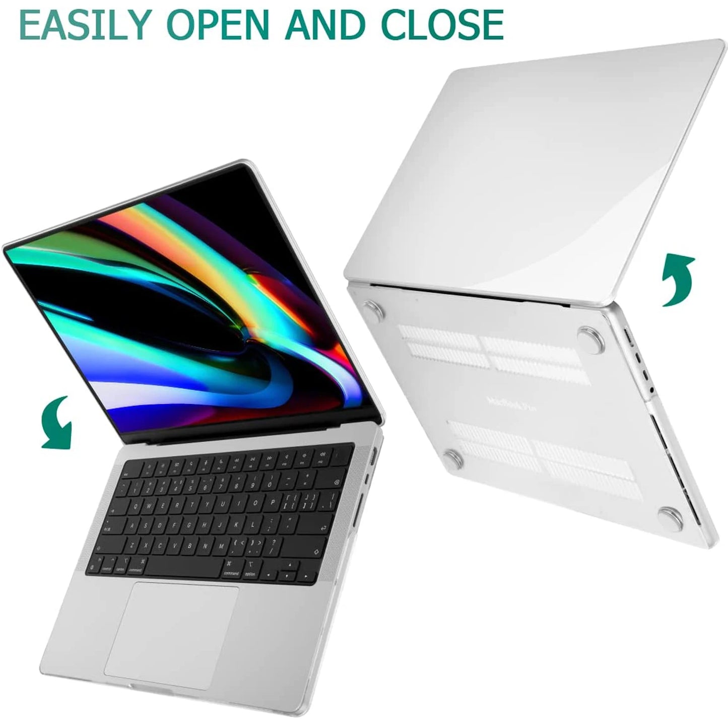 EGYAL for 15 Inch MacBook Air Case 2023 MacBook Air M2 15 Inch Case Model A2941 Case for MacBook M3 Air 13.6 Cover