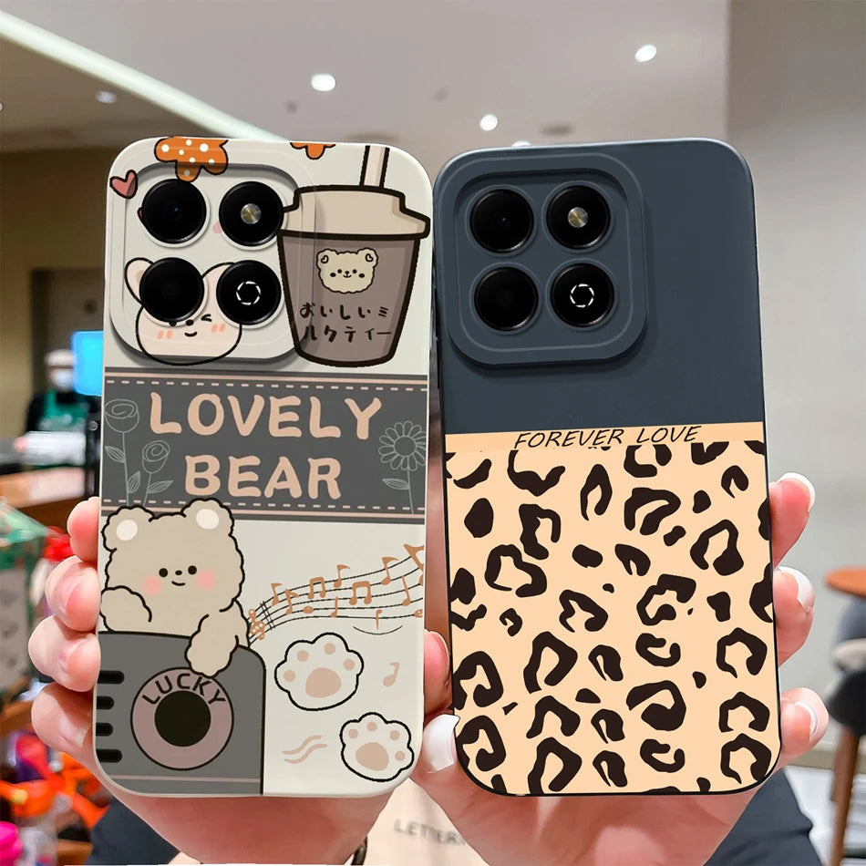 Case For Honor X6B Phone Back Cover Cute Avocado Soft Comfortable Liquid Silicone Camera Protection Anti Drop Bumper Capa Funda - Caseverse