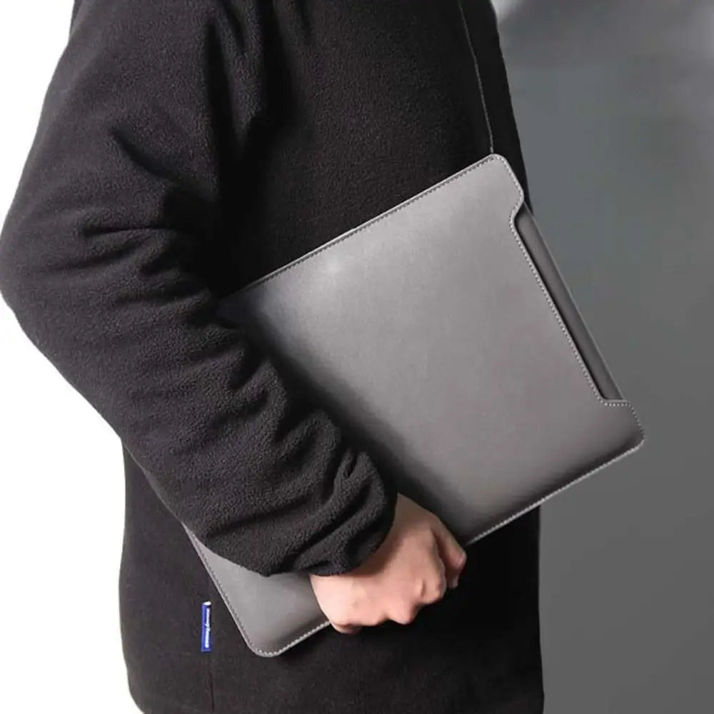 Portable Laptop Sleeve Bags Waterproof Pu Leather Notebook Sleeves Neoprene Soft Sleeve Tablet Cases