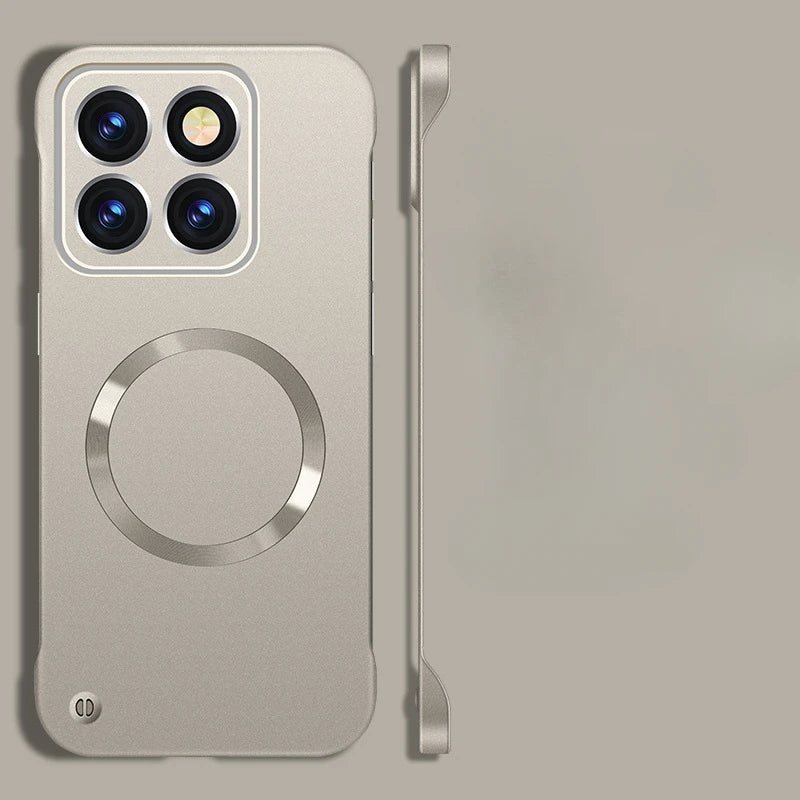 For Xiaomi 15 Pro Phone Case for XIAOMI Mi 15 15pro Xiaomi15 Metal Frameless Magnetic Lens Protective Cover Plain Back Shell - Caseverse