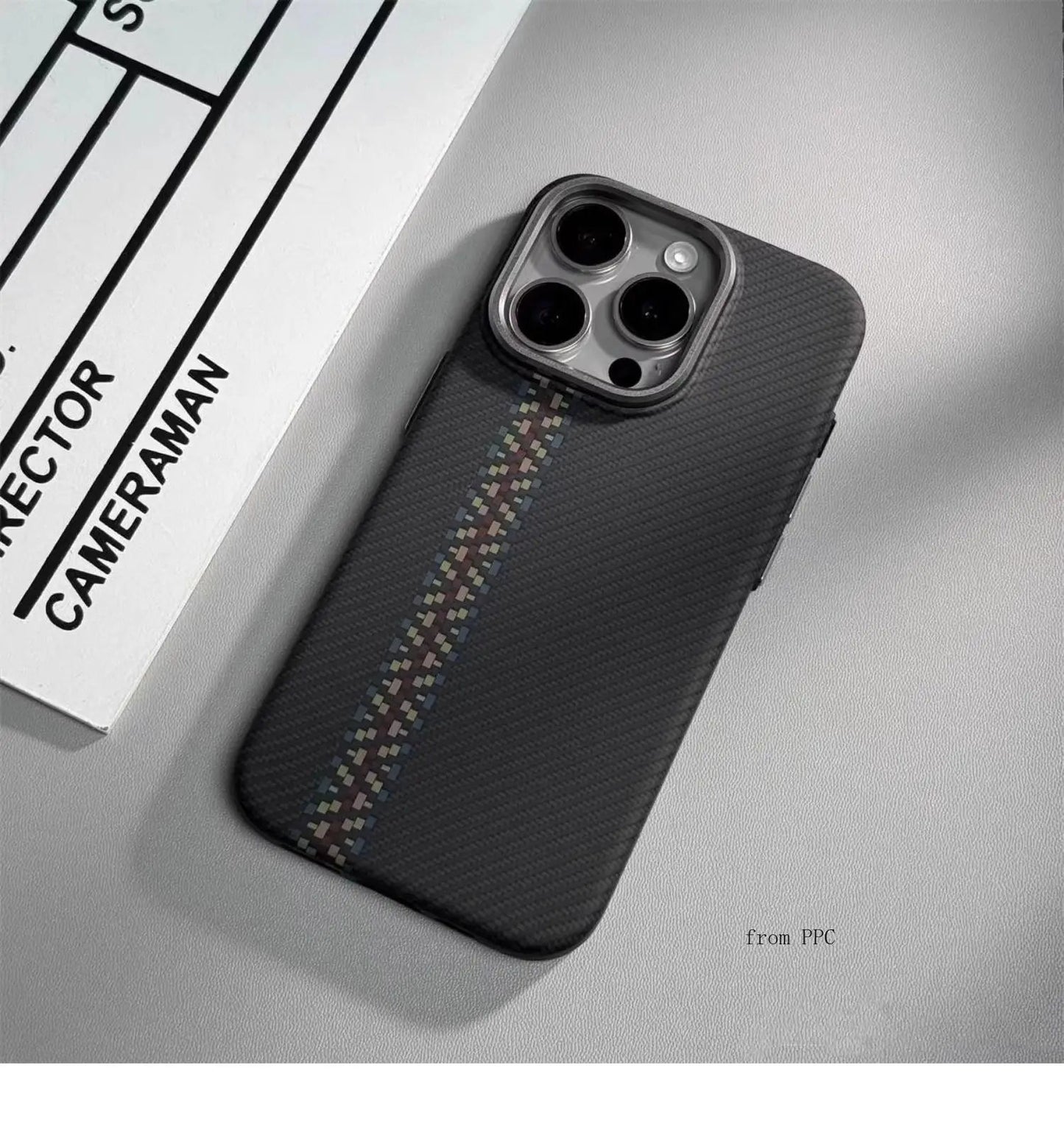 Carbon Fibre Magnetic Phone Case 16 Cover for iPhone 15 14 Pro Max Wireless Charging MagSafe Shell Alloy Camera Ring Armor Funda Caseverse