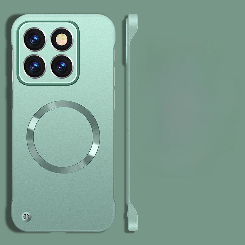 For Xiaomi 15 Pro Phone Case for XIAOMI Mi 15 15pro Xiaomi15 Metal Frameless Magnetic Lens Protective Cover Plain Back Shell - Caseverse