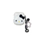 Cute Pink Hello KT Cat Cover for AirPods 4 Cartoon Earphone Case for Airpods Pro2 Pro 3 2 1 Protective Cover with Keychain Caseverse