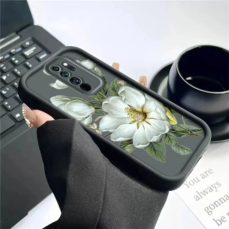 Coque Flower Painted Phone Case For Xiaomi Redmi Note 8 Pro 8Pro Silicone Anti Drop Soft Cover - Caseverse
