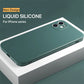 Luxury Liquid Silicone Shockproof Case for iPhone 14 15 Plus X XS XR Max Mini Back Soft Cover - Caseverse